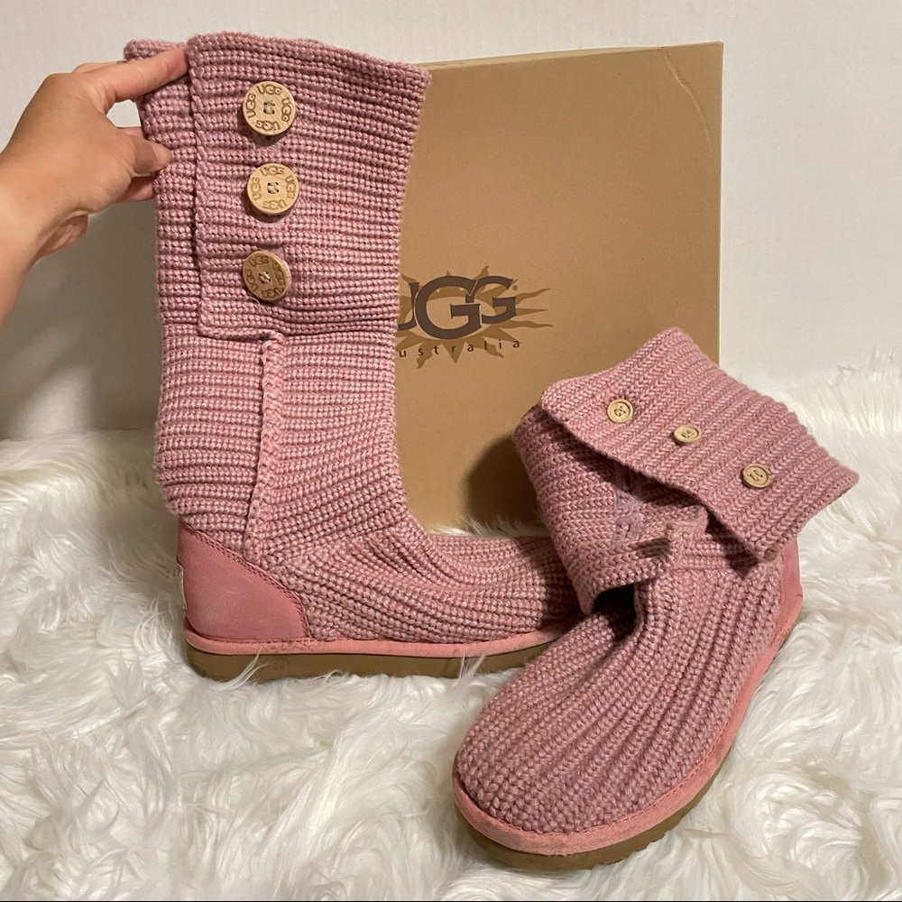 UGG Classic Cardy Knit Boots